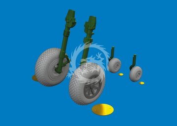 - P-40E wheels cross tread  Eduard Accessories EDUARD 6481058 skala 1/48