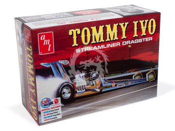 STREAMLINER DRAGSTER TOMMY IVO Retro Deluxe -  AMT 1254 skala 1/25