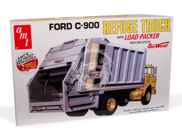 Ford C-900 Refuse Truck with load-packer. Body and Gate by Gar Wood AMT - AMT1247 skala 1/25