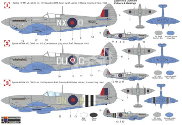 Supermarine Spitfire HF.VII “Grey camo”- Kovozávody Prostějov KPM0479 skala 1/72