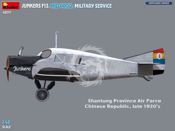 Junkers F13. Mid Prod. Military Service - MiniArt 48011 skala 1/48