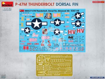 P-47M Thunderbolt. Dorsal Fin. Advanced Kit - MiniArt 48042 skala 1:48