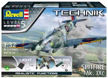 Spitfire Mk.IXc Technik (światło i dźwięk) Revell 00457 skala 1/32