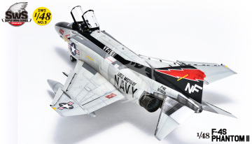 F-4S Phantom II Zoukei-Mura SWS48-05 skala 1:48  Nowy model do samodzielnego posklejania i pomalowania, nie zawiera kleju ani farb.