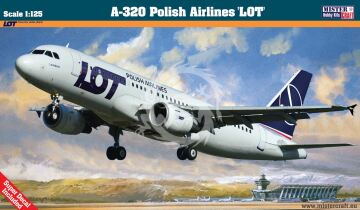 A-320 Polskie Linie Lotnicze LOT MisterCraft F16 skala 1:125