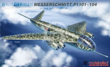 PREORDER WWII German Messerschmitt P1101-104 Modelcollect UA48004 skala 1/48