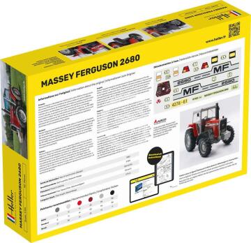 Traktor Massey Ferguson 2680 - Heller 81402 skala 1/24 