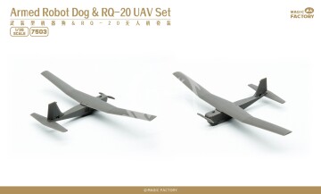 PREORDER -  Armed Robot Dog & RQ-20 UAV Set Magic Factory 7503 skala 1/35
