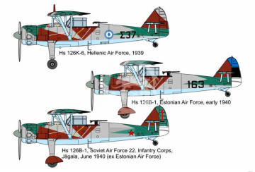 PRZEDSPRZEDAŻ - Henschel Hs-126 K6/B1 Greece-Estonia-USSR Brengun BRP72047 skala 1/72