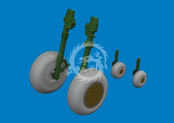 - P-40E wheels cross tread  Eduard Accessories EDUARD 6481058 skala 1/48