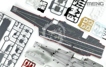  Aircraft Carrier Liaoning (Pre-colored Edition) - MENG-Model PS-010s skala 1/700