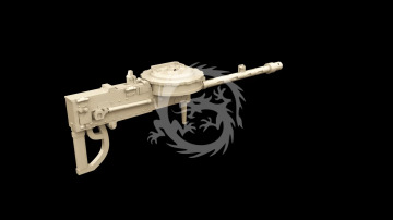 Te-1 Japanese Machine Gun- Metallic Details MDR48285 skala 1/48
