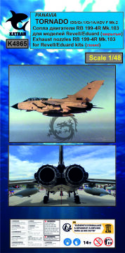  Tornado IDS/GR.1/Gr.1A/ADV F.2 Exhaust Nozzles RB 199-4R Mk.103 (closed)  - Katran K4865 skala 1/48