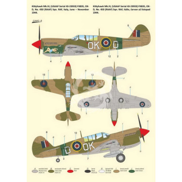 Kittyhawk Mk.IV Over the Mediterranean and the Pacific Special Hobby SH72484 1/72