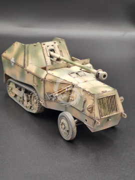 Panzerjager-Fahrzeuge mit 7,5 cm PaK 40 S 307(f) VERSION B - KM Model  KM-72004VB Wydruk 3D skala 1/72 