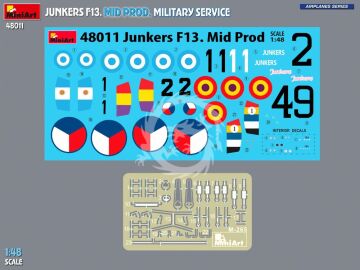 Junkers F13. Mid Prod. Military Service - MiniArt 48011 skala 1/48