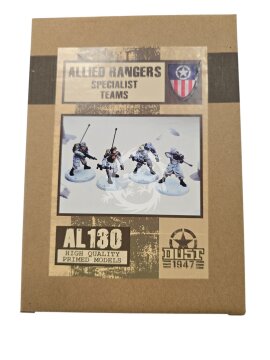 Allied Rangers - AL 130 High quality primed models - Dust 1947