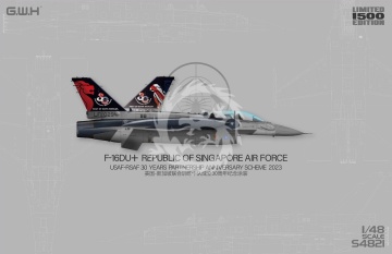 Przedsprzedaż - F-16DU+ Republic of Singapore Air Force - Great Wall Hobby GWH S 4821 skala 1:48