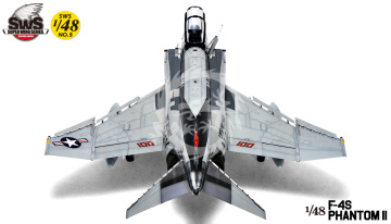 F-4S Phantom II Zoukei-Mura SWS48-05 skala 1:48  Nowy model do samodzielnego posklejania i pomalowania, nie zawiera kleju ani farb.