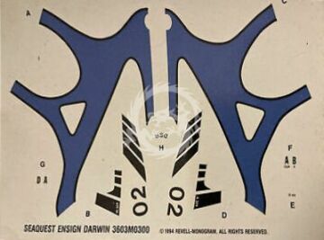 Model plastikowy Ensign Darwin Seaquest DSV Monogram 3603 skala 1/12