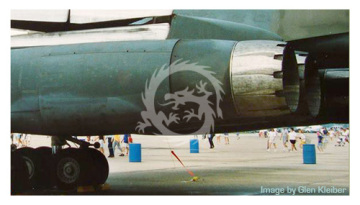 Zestaw B-1B Early Exhausts - with Turkey Feathers BarracudaCast BR48236 skala 1/48