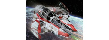 Obi Wan's Jedi Starfighter + farby i klej - Revell 63607 skala 1/58