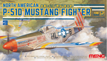 North American P-51D Mustang Fighter Meng Model LS-006 1/48