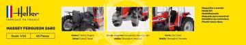 Traktor Massey Ferguson 2680 - Heller 81402 skala 1/24 