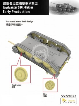  Jagdpanzer 38(t) Hetzer Early Production Vespid Models VS720022 skala 1/72