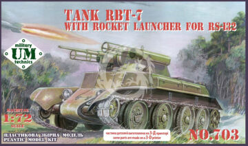 NA ZAMÓWIENIE  - RBT-7 tank with rocket launcher for RS-132 Unimodels UMT703 skala 1/72
