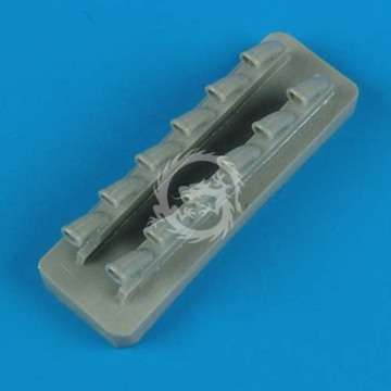 Junkers Ju 87B Stuka - Exhaust for Italeri - Quickboost QB 48368 skala 1/48