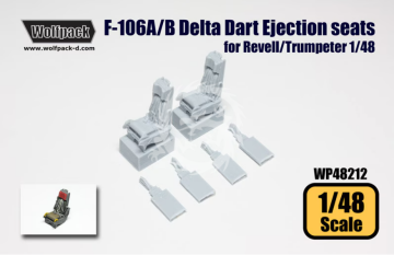 F-106A/B Delta Dart Ejection Seats (2pcs) - Wolfpack WP48212 skala 1/48