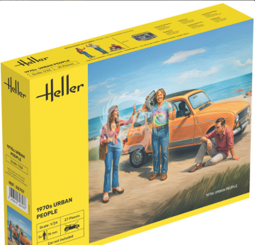 PRZEDSPRZEDAZ - 1970s Urban People - Heller 82757 skala 1/24