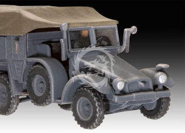  Starter Kit Krupp Protze KFZ 69 with 3,7cm Pak - Revell 73344 skala 1/76