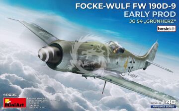 PRZEDSPRZEDAZ - Focke-Wulf Fw 190D-9 Early Prod. JG 54 Grünherz Basic Kit. - MiniArt 48035 skala 1/48