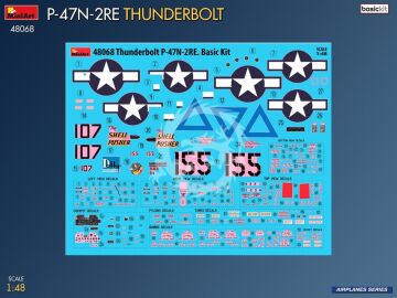 P-47N-2RE Thunderbolt. Basic Kit - MiniArt 48068 skala 1/48