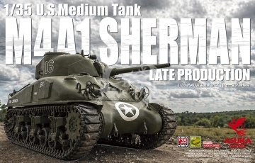 Przedsprzedaż - U.S. Medium Tank M4A1 Sherman - ASUKA Model  35-053 skala 1:35