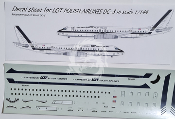 DC-8 Super 61 - LOT - Revell H-270 skala 1:144