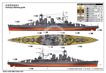 HMS Hood 1941 I Love Kit 65703 skala 1/700