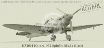 PREORDER Spitfire Mk.Ia (Late) Kotare K32001 skala 1/32