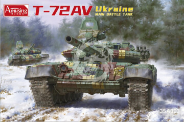 T-72AV Ukraine main battle tank Amusing Hobby 35A063 skala 1/35