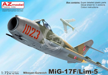 Mikoyan MiG-17F/Lim-5 AZmodel AZ7878 skala 1/72
