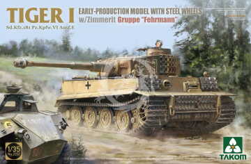 PREORDER - TIGER I BIG BOX 2 kits & 1:16 M. Wittmann figure Takom 2201W skala 1/35