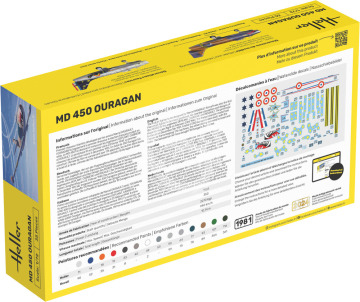 STARTER KIT MD 450 Ouragan - Heller 56201 skala 1/72