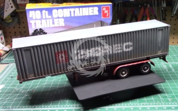 40 ft. Container Trailer -  AMT 1196 skala 1/24