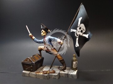 Figurka Jolly Roger Series: The Freebooter's Last Leg -Lindberg 613 skala 1/12