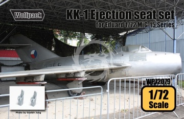 KK-1 Ejection Seat Set for Mig-15 (2pcs) For Eduard, Platz, Academy, Ciro - Wolfpack WP72079 skala 1/72