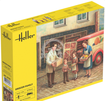 PRZEDSPRZEDAZ - Grocer Family - Heller 82758 skala 1/24