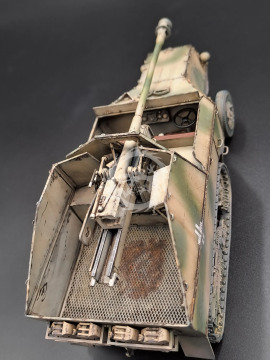 Panzerjager-Fahrzeuge mit 7,5 cm PaK 40 S 307(f) VERSION B - KM Model  KM-72004VB Wydruk 3D skala 1/72 