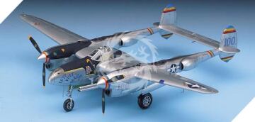 P-38 P-38J, Droopsnoot, P-38L, F-5E - Academy 12282 skala 1/48